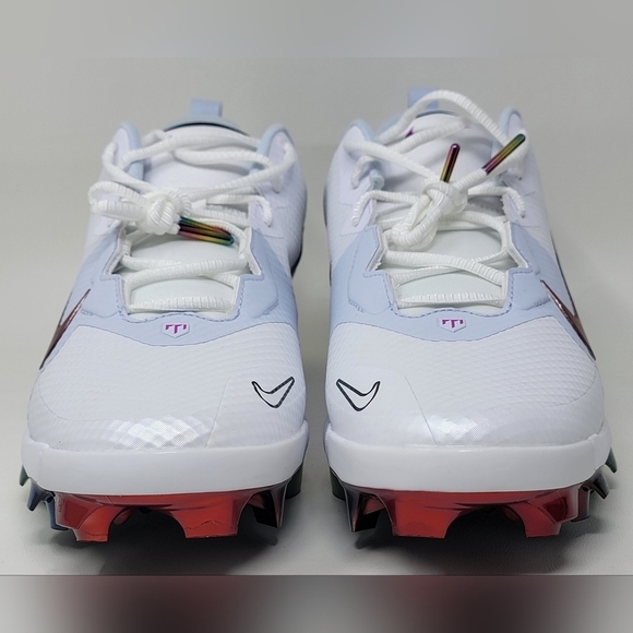Nike Force Trout 9 Pro MCS Rainbow Baseball Cleats FB2908-106 Men Size 11.5 New - Picture 8 of 10